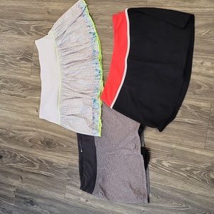 Bundle of 3 tennis pickleball skirts